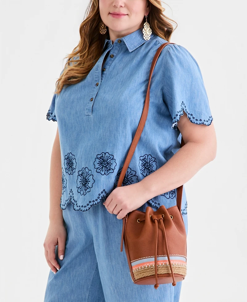 Style & Co Webbing Strap Small Sling Bag, Exclusively at Macy's