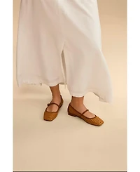 Franco Sarto Women's Tinsley 2 Square Toe Mary Jane Flats