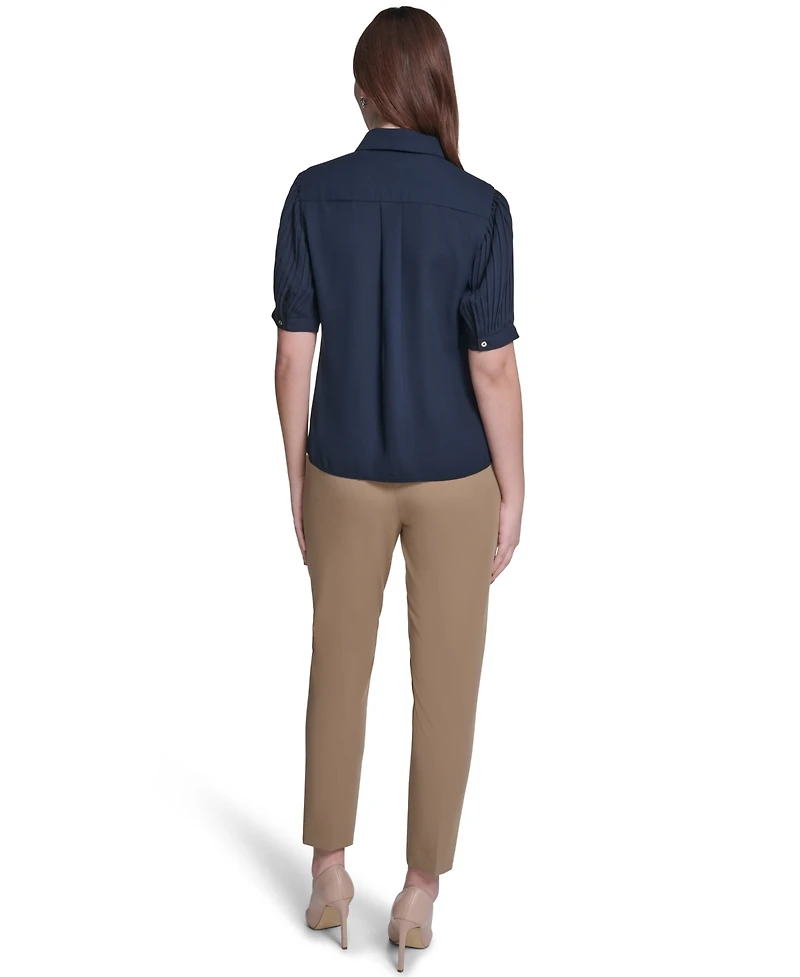 Tommy Hilfiger Women's Collared Top