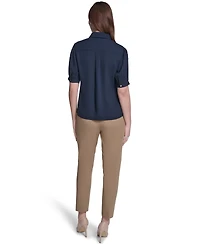 Tommy Hilfiger Women's Collared Top