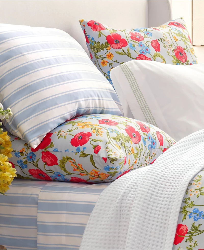 Lands' End 400 Thread Count Premium Supima Cotton No Iron Sateen Pillow Sham