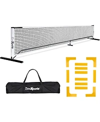 Zeny Portable Pickleball Net Set System with Metal Frame and 22FT Regulation Size Pickball Net with Carry Bag