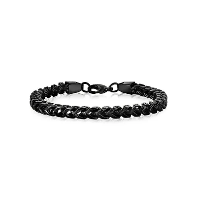 Metallo Stainless Steel Franco Chain Bracelet