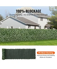 Sugift Ivy Privacy Fence, 39 x 198 Wall, Faux Hedges for Garden Use
