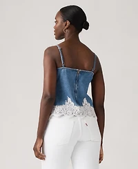 Levi's Women's 90s Denim Sleeveless V-Neck Cami Tank Top