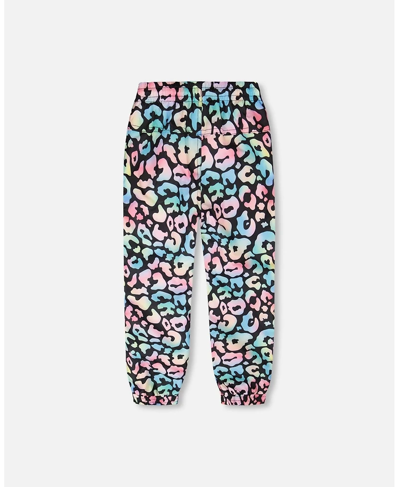 Deux par Deux Big Girls 3-in-1 Two-Piece Mid-Season Outerwear Set Animal Print