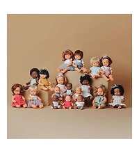 Miniland baby Doll 15'' Native American Boy (Polybag) - Made in Spain, Anatomically Correct, Quality, Inclusion, Vanilla scented