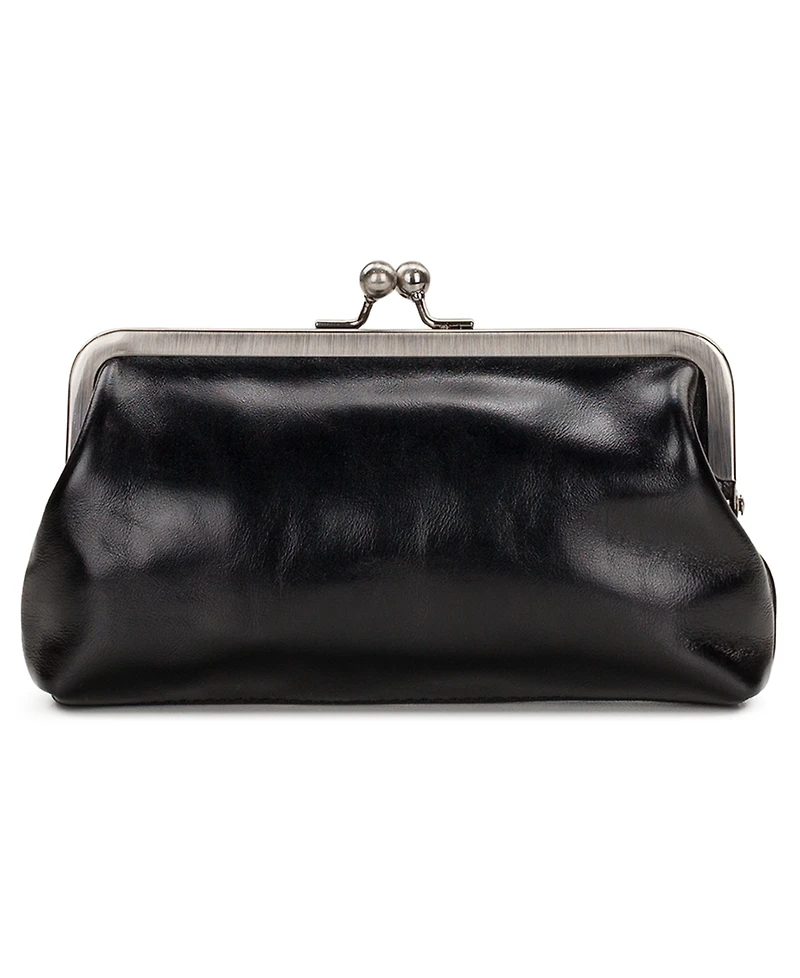 Patricia Nash Kisslock Mini Potenaz Leather Crossbody Bag