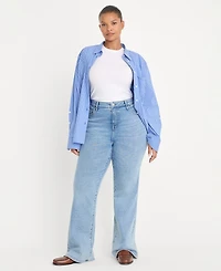 Good American Women's Low Rise Boot Jeans