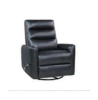 New Classic Furniture Takami Faux Leather Swivel Recliner