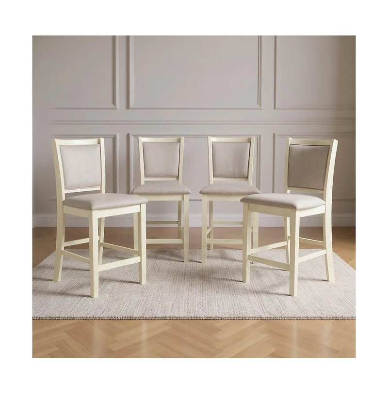 New Classic Furniture Amy Wood Counter Chair (Set of 4)