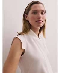 The Fold Women's Bowery Sleeveless Silk Blouse