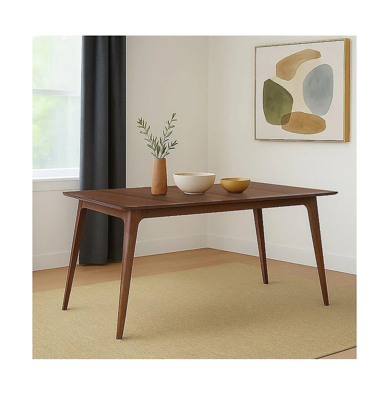 New Classic Furniture Oscar 60 in. Rectangle Wood Dining Table