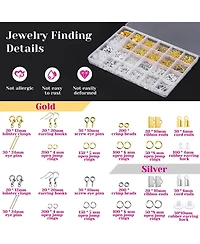 Gnuadz Jewelry Making Kit Tools Earring Hooks Findings Wires Chains Helping Hands