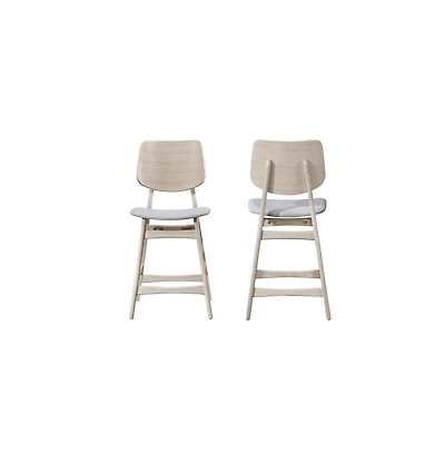 New Classic Furniture Oscar Wood Counter Dining Chairs (Set of 2)