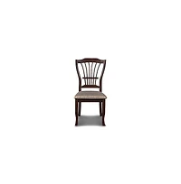 New Classic Furniture Bixby Solid Wood Dining Chairs in Espresso (Set of 2)