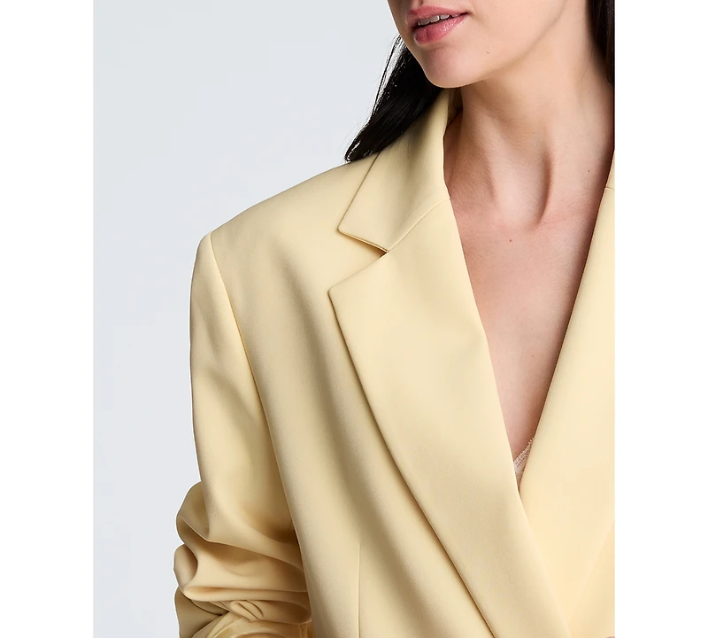 Kenneth Cole Women's Double-Breasted Boyfriend Jacket