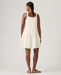 Levi's Women's Kate Embroidered Square Neck Mini Dress