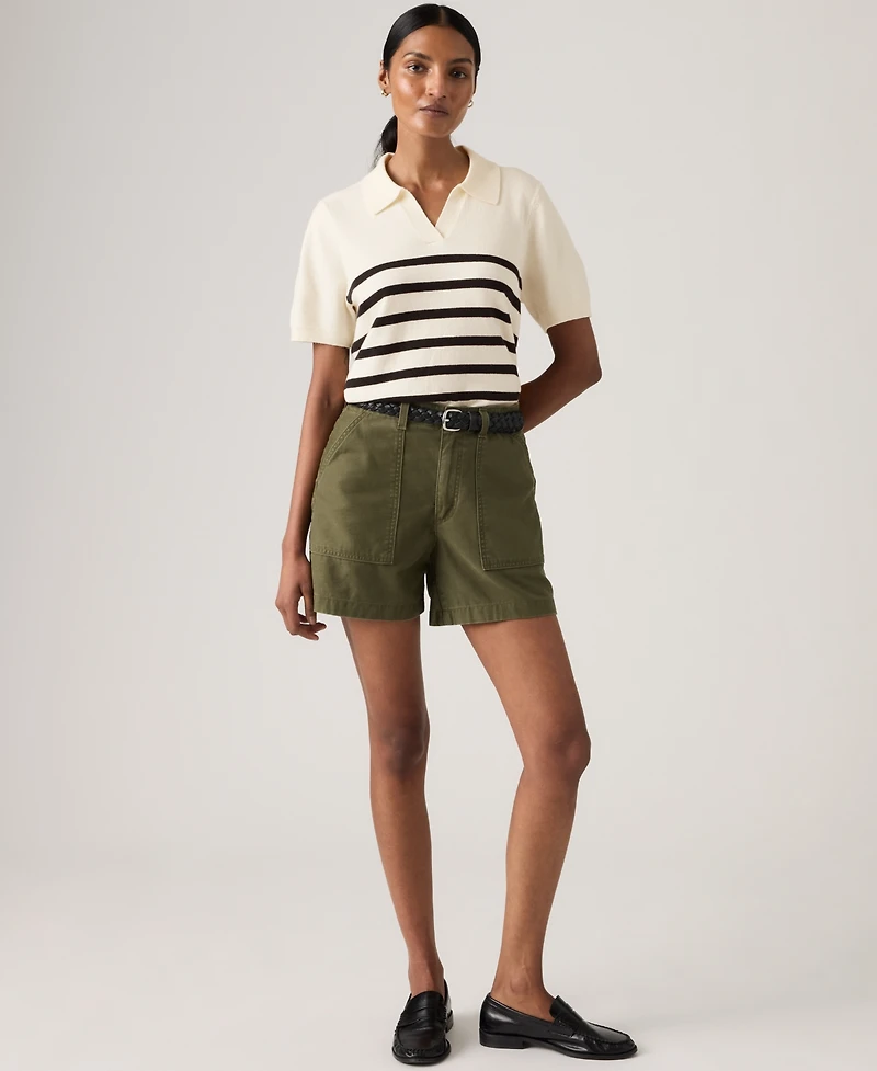 Levi's Women's Cinch Utility Mid-Rise Shorts