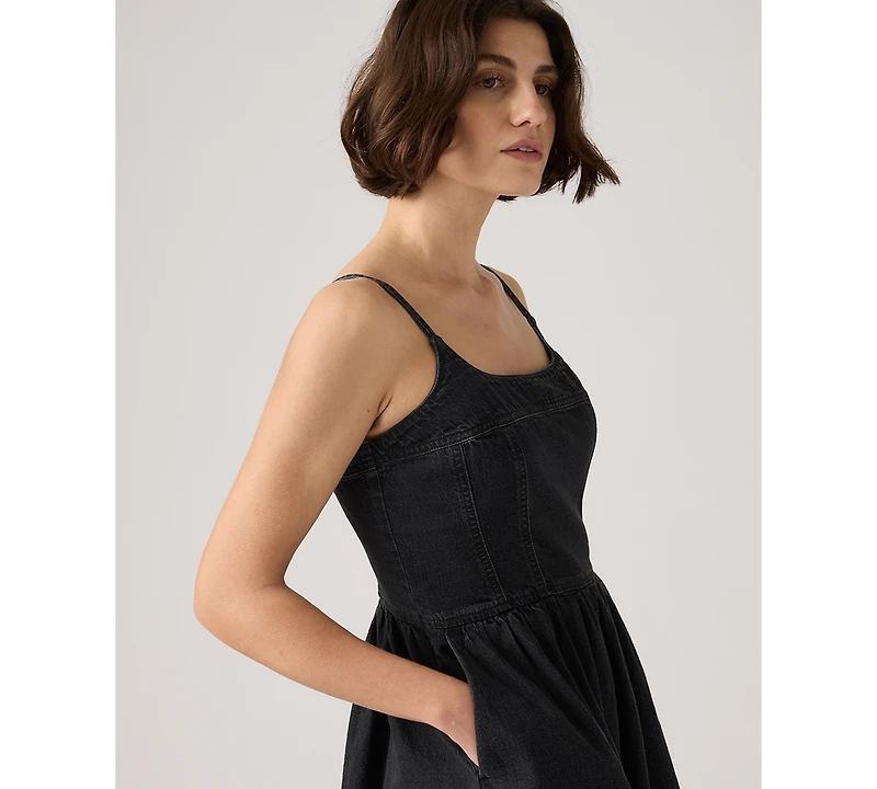 Levi's Women's Jadine Square Neck Denim Mini Dress