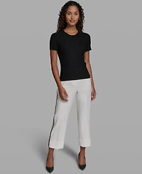 Karl Lagerfeld Paris Women's Crew Neck Sweater