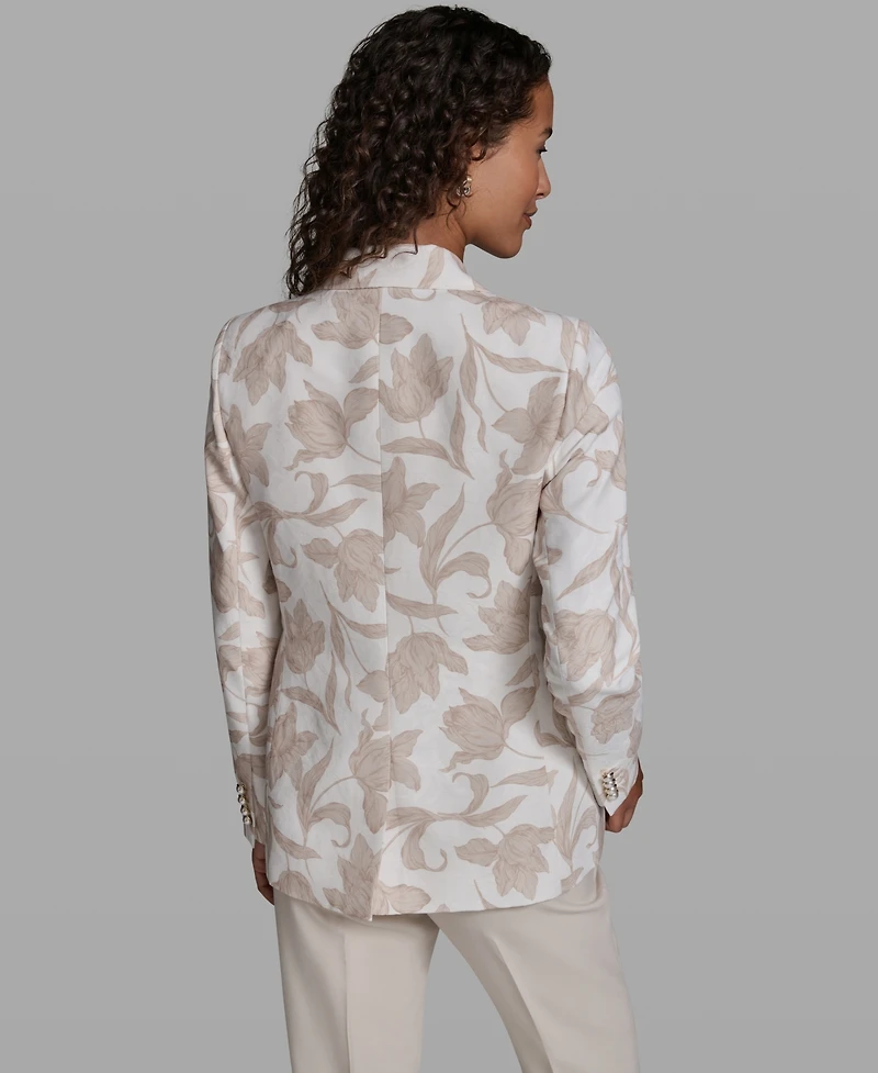 Karl Lagerfeld Paris Women's Notch Lapel Jacket