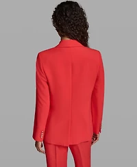 Karl Lagerfeld Paris Women's Notch Lapel Woven Jacket