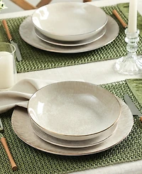 Christian Siriano Onyx -Pc. Dinnerware Set
