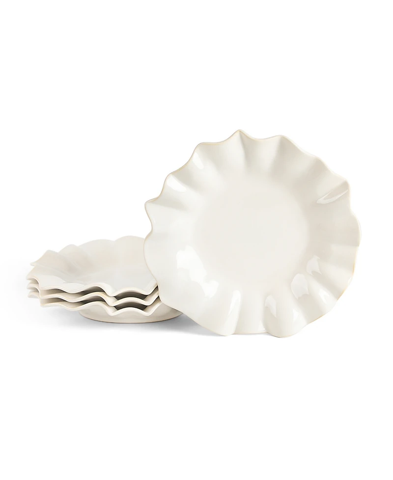 Marchesa Lotus Dinner Plates, Set of 4