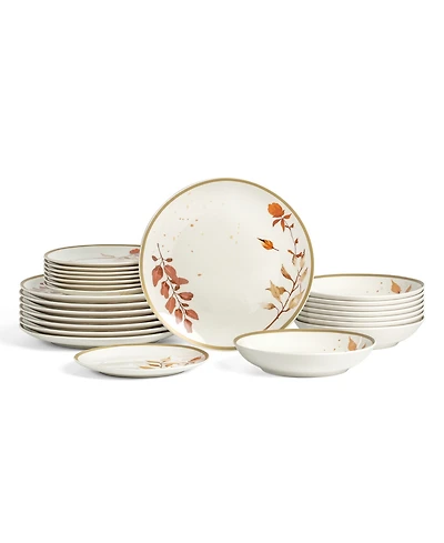 Stone Lain Maple 24-Pc. Dinnerware Set, Service For 8