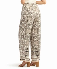Bcx Women's Printed Pull-On Pants