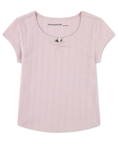 abercrombie kids Girls' Scoop Neck T-shirt