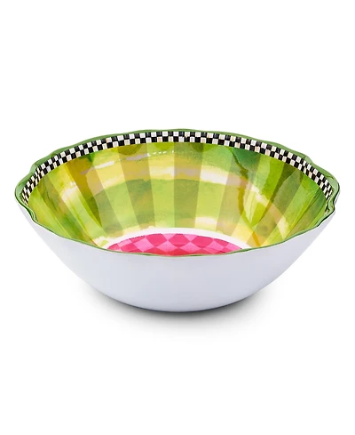 MacKenzie-Childs Watermelon Melamine Serving Bowl