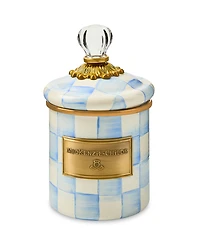 MacKenzie-Childs Sky Check Demi Canister