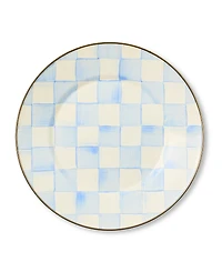 MacKenzie-Childs Sky Check Dinner Plate
