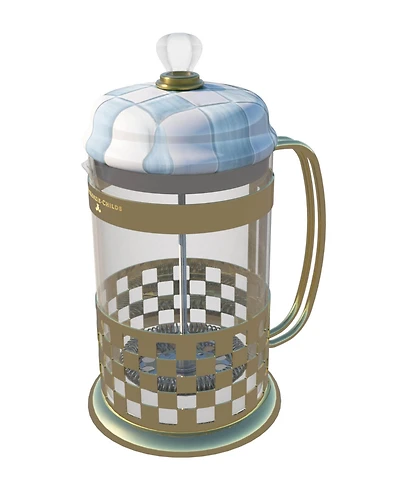 MacKenzie-Childs Sky Check French Press