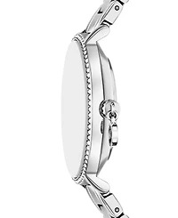 Michael Kors Women's Pyper Quartz Two-Hand Silver Stainless Steel Watch 32mm