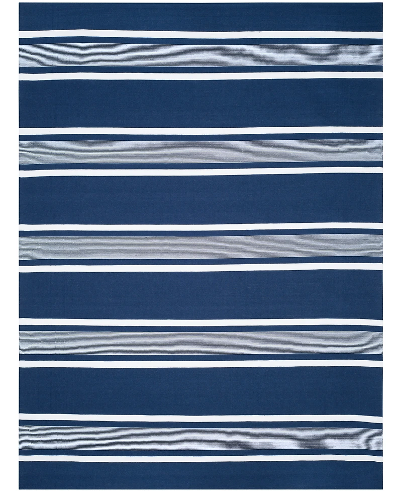 Lauren Ralph Lauren Hanover Stripe LRL2461A Navy Outdoor Area Rug Collection
