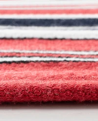 Lauren Ralph Lauren Leopold Stripe LRL2462E Red Outdoor Area Rug Collection