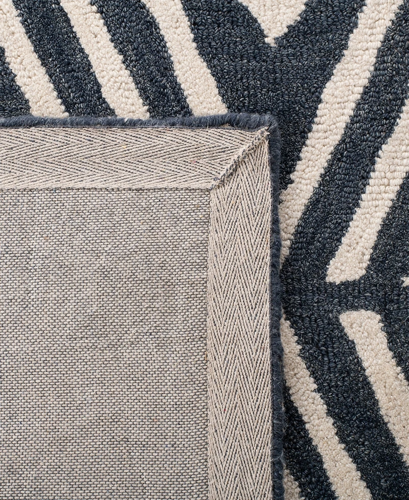 Lauren Ralph Lauren Imani Geometric LRL6609N Slate 4' X 6' Area Rug