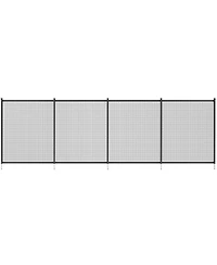 Inolait 4 x 108 Ft Removable Safety Pool Fence With Stainless Steel Legs For Diy Installation