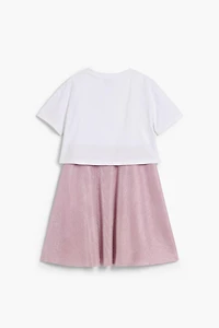 Desigual Girls 2-in-1 Heart Dress