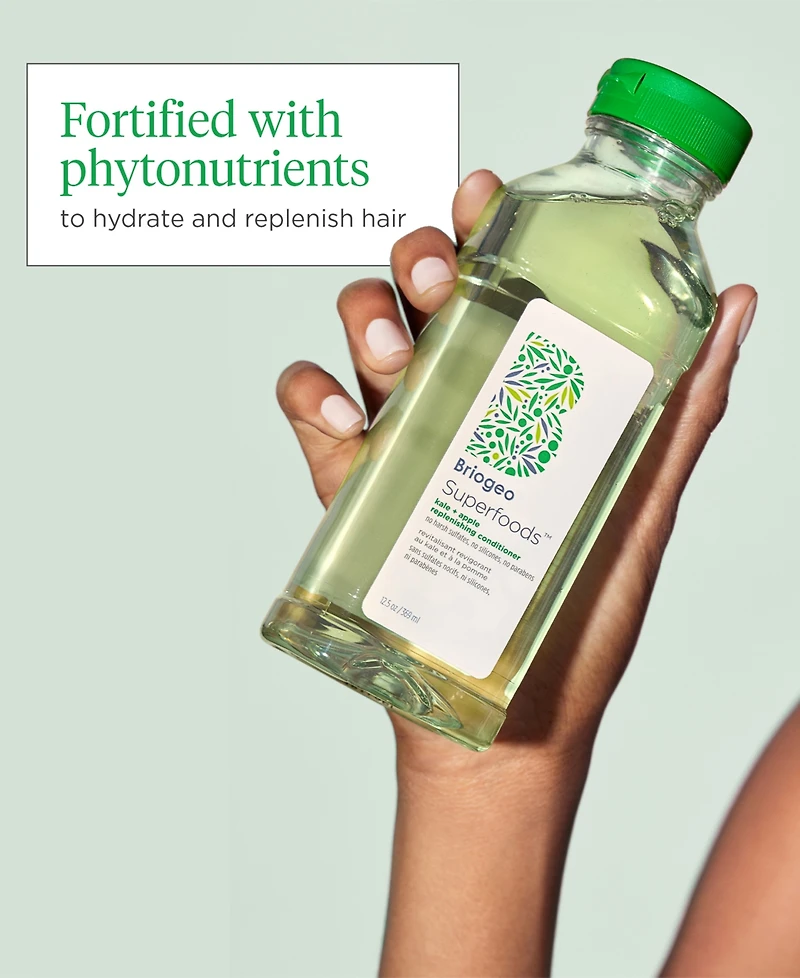 Briogeo Matcha + Apple Replenishing Shampoo, 12.5 oz.