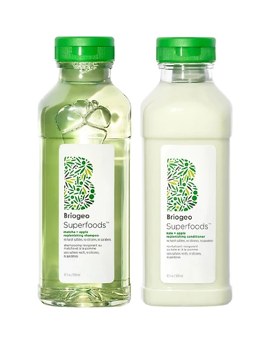 Briogeo 2-Pc. Superfoods Matcha, Apple + Kale Replenishing Shampoo and Conditioner Duo