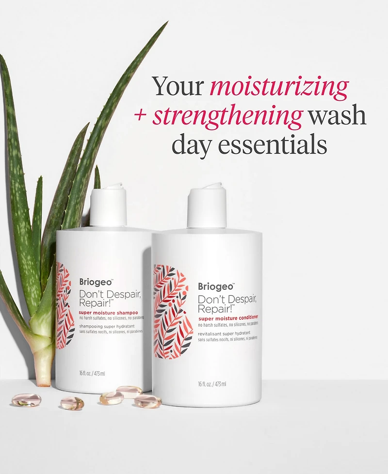 Briogeo Don't Despair Repair Super Moisture Jumbo Shampoo, 33.8 oz.