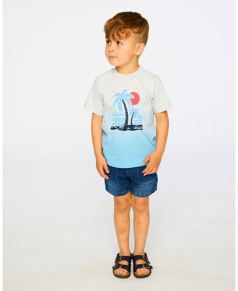 Deux par Deux Little Boys ganic Cotton Short Sleeve T-Shirt