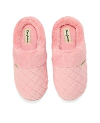 Dearfoams Women's Libby Quilted Terry Clog Slippers