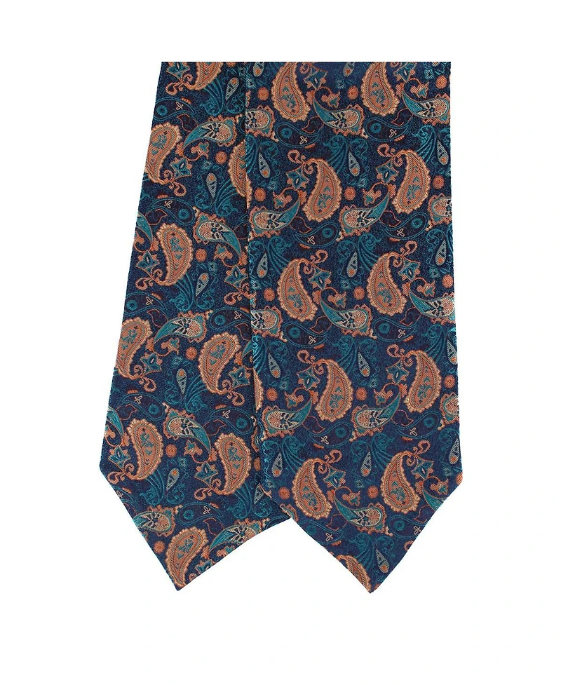Trafalgar Men's The Prince Stately Paisley Silk Ascot