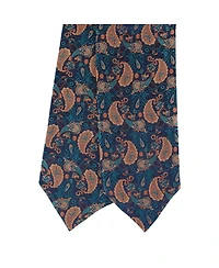Trafalgar Men's The Prince Stately Paisley Silk Ascot