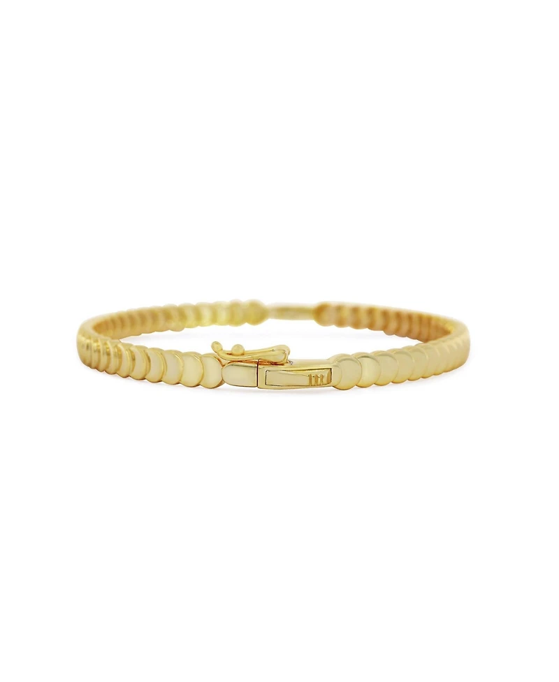 The Lovery Wave Bangle 14K Gold Plated Sterling Silver
